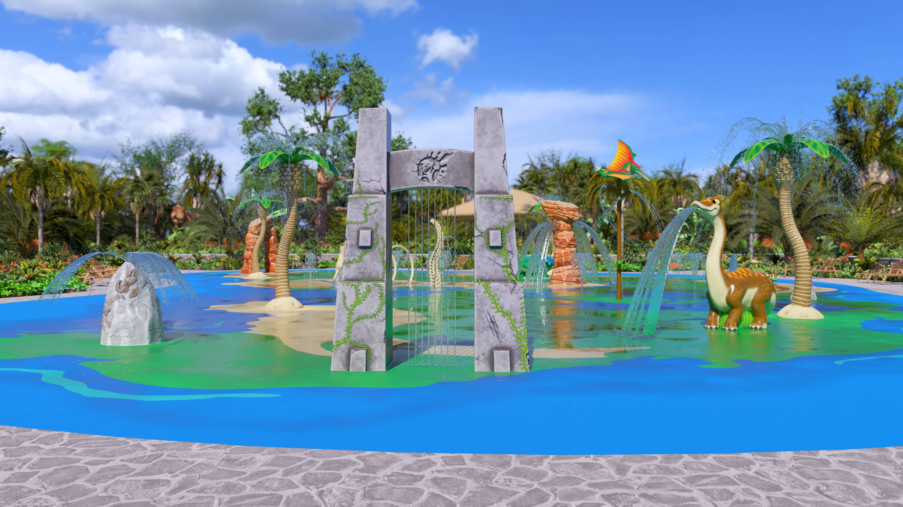 Designing a Dinosaur-Themed Splash Pad: Tips for Creating Immersive Aquatic Play Spaces